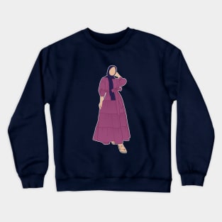 Hijabi in a cute dress Crewneck Sweatshirt